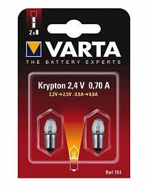 Лампа криптоновая для фонаря Varta 2.4V 0.70A 751