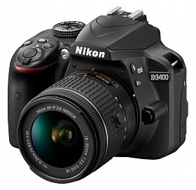 Цифровой фотоаппарат Nikon D3400 Kit 18-55mm AF-P