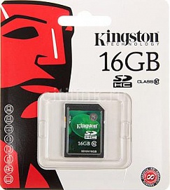 Карта памяти Kingston Canvas Select SDHC 16Gb80/10Mb/s UHS-I