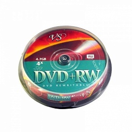 Диск VS DVD+RW 4.7Gb 4x Cake 10