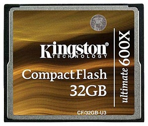 Карта памяти Kingston Compact Flash 32 Gb 600x