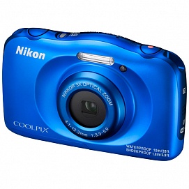 Цифровой фотоаппарат Nikon Coolpix W100 Blue Backpack kit